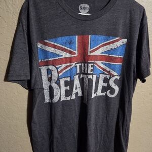 The Beatles Gray Graphic T-Shirt, Size L